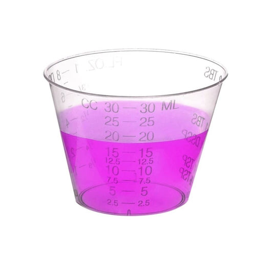 Alliance® Plastic Medicine Cups, 1 oz, graduated