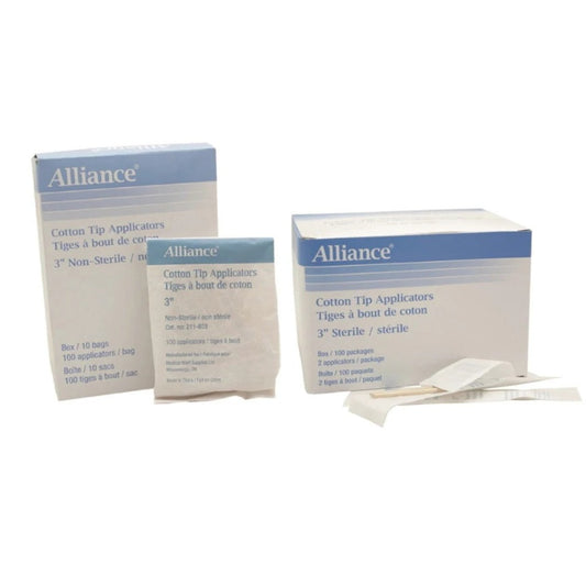Alliance® 100% Cotton Tip Applicators