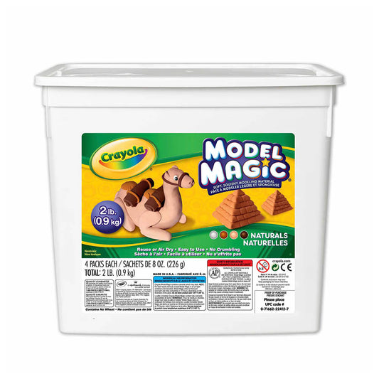 Crayola 904G Natural Colours Model Magic - Case of 2 Buckets