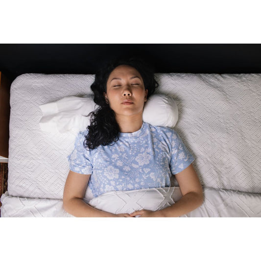 Therapeutic Cervical Sleeping Pillow with 100% Cotton White Pillow Case