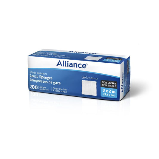 Alliance® Non-Sterile Woven Gauze Sponges - 8-ply