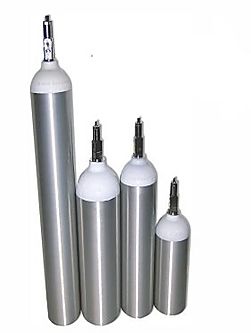 Aluminum "C" Cylinder 9.0 Cu.Ft./ 255 Liters