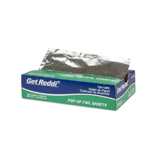 Aluminum Foil Pop-Up Sheets – 9 x 10.75 in - Pack of 500 Sheets