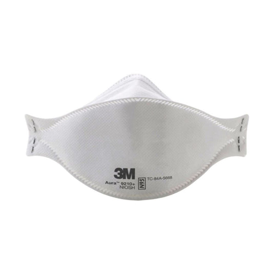 Aura™ Particulate Respirator, N95, Unvalved, White 9210+, N95