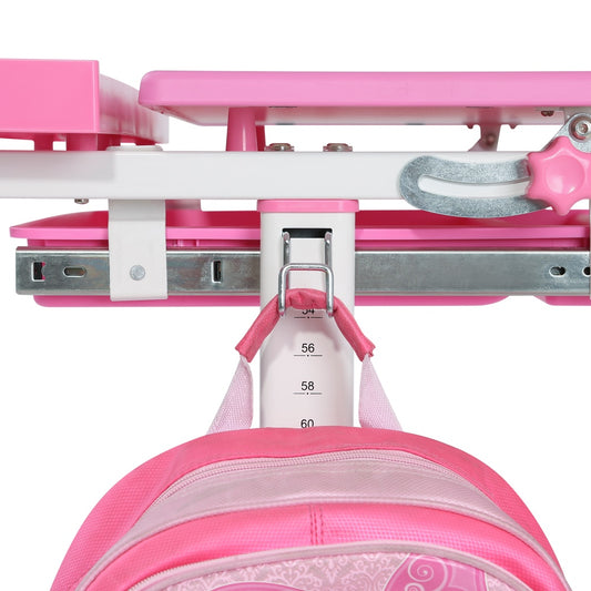 AVICENNA Adjustable Children's Desk - Pink, Without Accessories