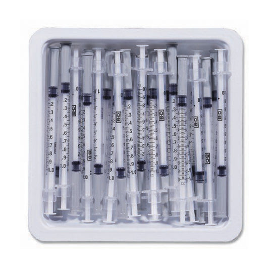 BD™ SYRINGE WITH PERMANENTLY ATTACHED NEEDLE, ALLERGIST TRAY- 305540
