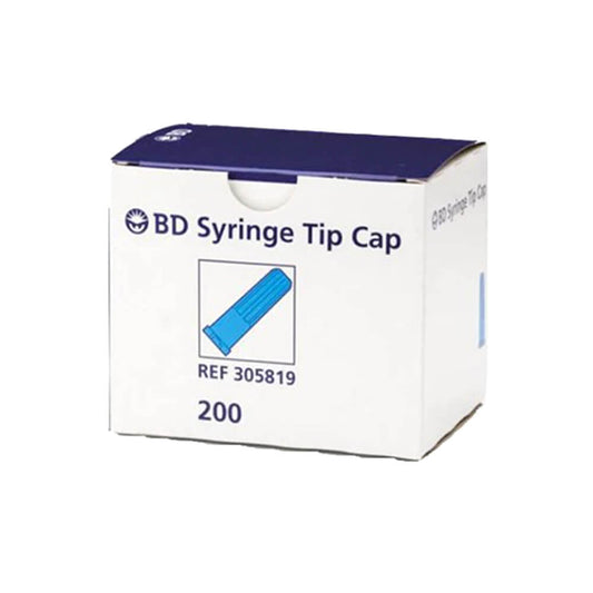 BD Luer-Lok Syringe Tip Cap, 305819 - Box of 200