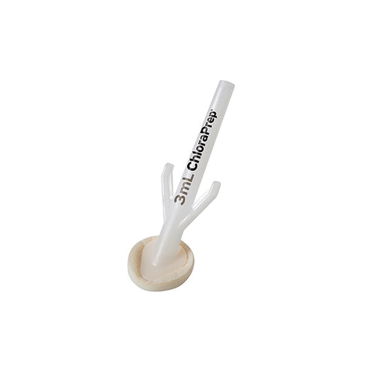 BD ChloraPrep® Applicator, Hi-Lite Orange® Clear Tint, 3mL, 260400C
