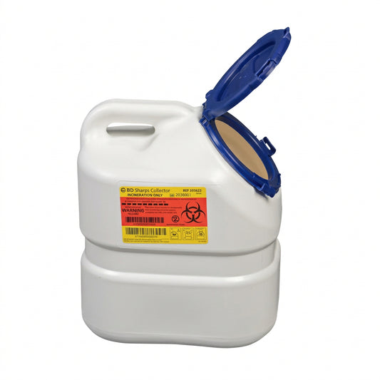 BD Container Sharps 3 Gallon PharmWaste - Case of 12, 305633