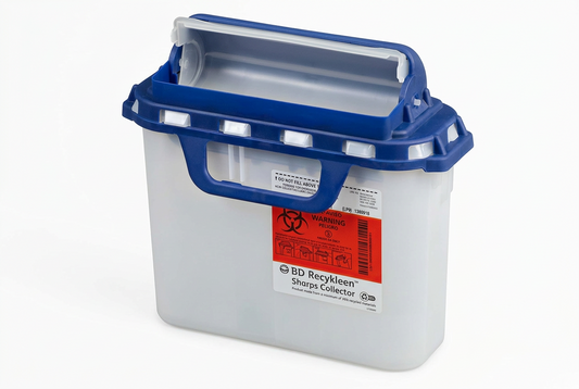 BD Container Sharps NXT Gen 5.4 Qt Pharm Recyk - Case of 20, 305058