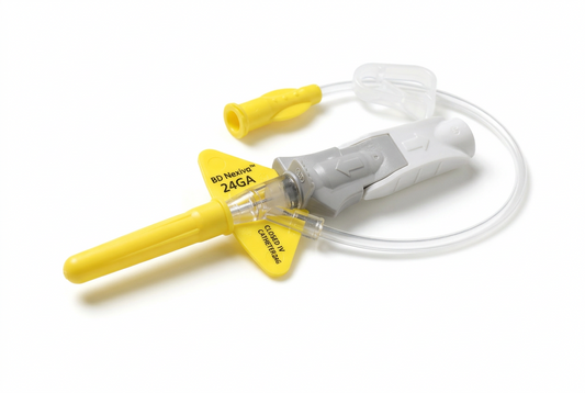 BD Nexiva™ Closed IV Catheter System with Single Port, 24GA, 0.56" Yellow, 383510