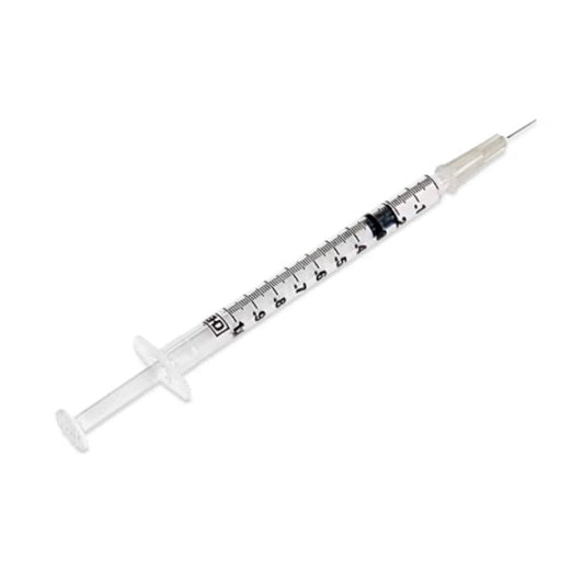 BD Syringe 1ML S/T NDL 27X3/8 IB, 303344