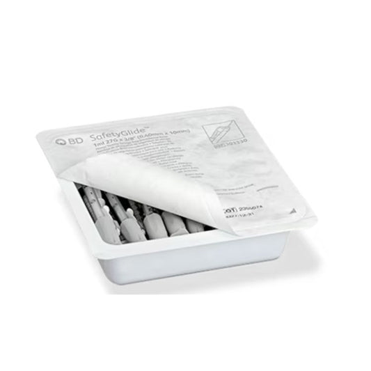 BD Syringe Allergy SafetyGlide 1 mL with Needle 27G x 3/8" ID, 303330
