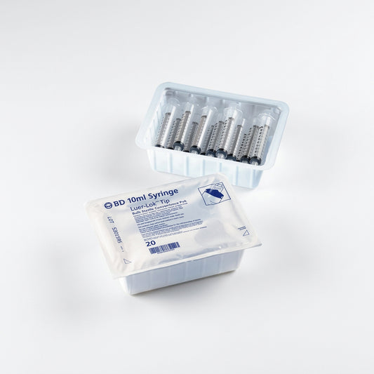 BD Syringe Convenience Tray, Luer-Lok™ Tip, 30mL - Case of 12 Trays, 305618