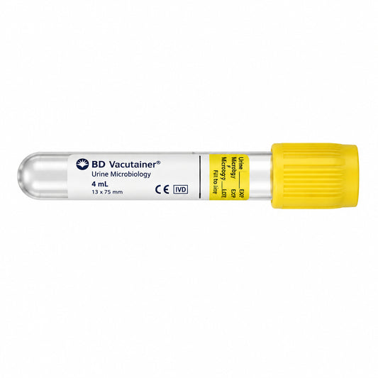 BD Vacutainer® Urine Tubes for Microbiology 4ml 13x75mm, 364958