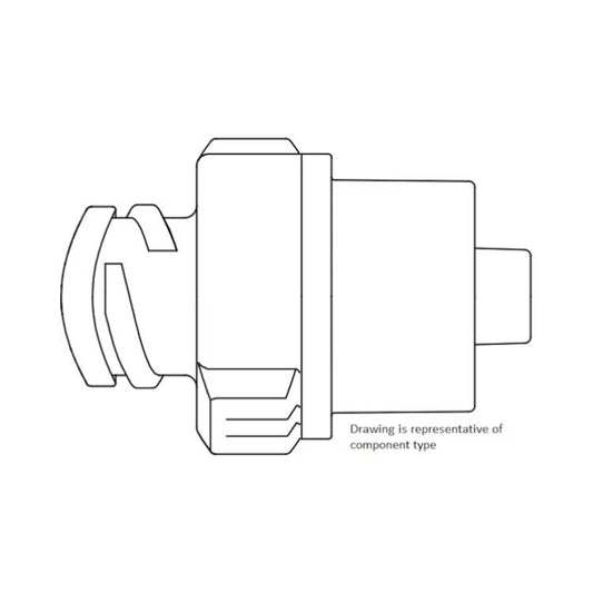 BD® Q-Syte™ Needle-free Connector with 15 cm (6 in.) Macro Bore Tri-Extension Set and Spin Nut, Case of 50 - 385162