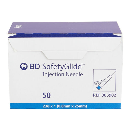 BD SafetyGlide Needle 23G x 1 in. - Box of 50