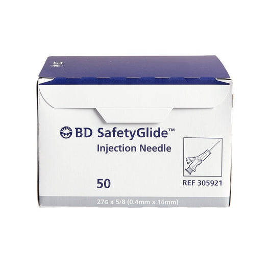 BD SafetyGlide Needle 27G x 5/8 in. - Box of 50