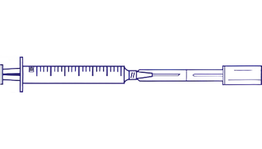 BD Twinpak™ Dual Cannula Device with Syringe, 3mL, 303391