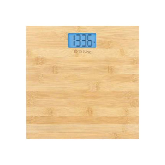 Bamboo Bathroom Scale - Natural Wood