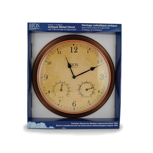 Bios Weather 3-in-1 Outdoor Clock