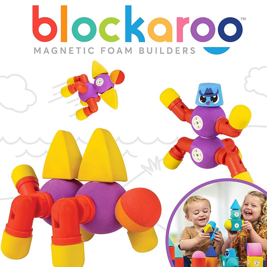 Blockaroo Magnetic Foam Building Blocks