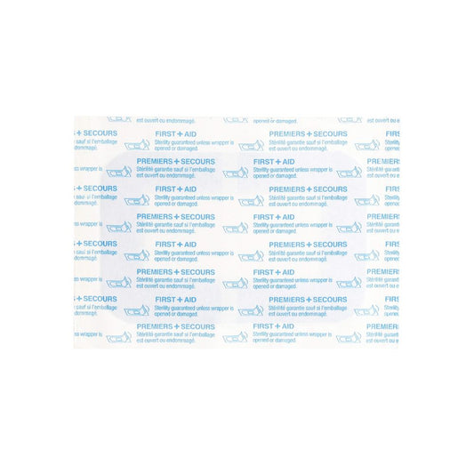 Blue Metal Dectectable Large Patch Bandages - Box of 50