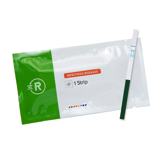 Rapid Response Strep A Rapid Test Device (Test Strips with Controls) - Pack of 25