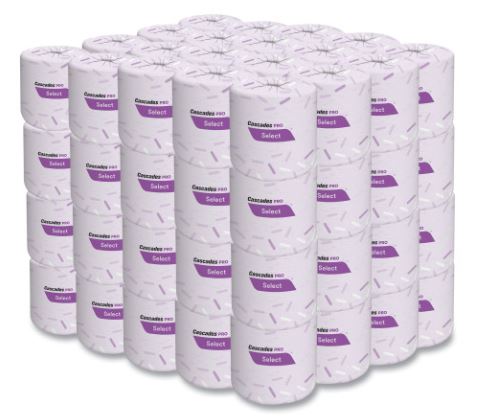 Cascades PRO Select® Standard Bath Tissue - 2-Ply 80x500 Sheets - White (B211)