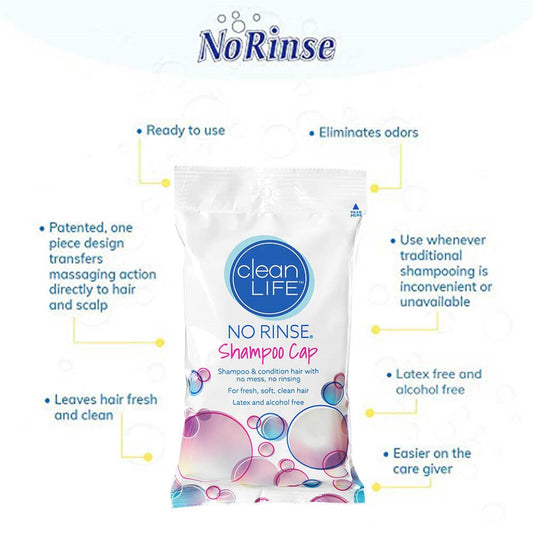 Cleanlife No-Rinse Shampoo Cap