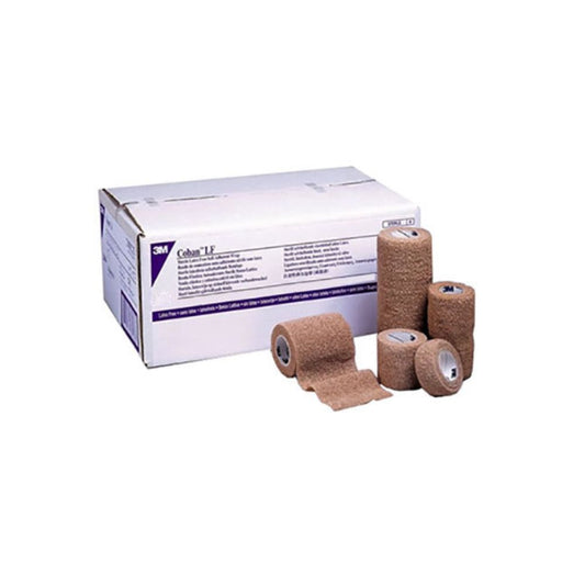 Coban™ Self-Adherent Wrap, 3" x 5yd, Tan - Case of 24 Rolls