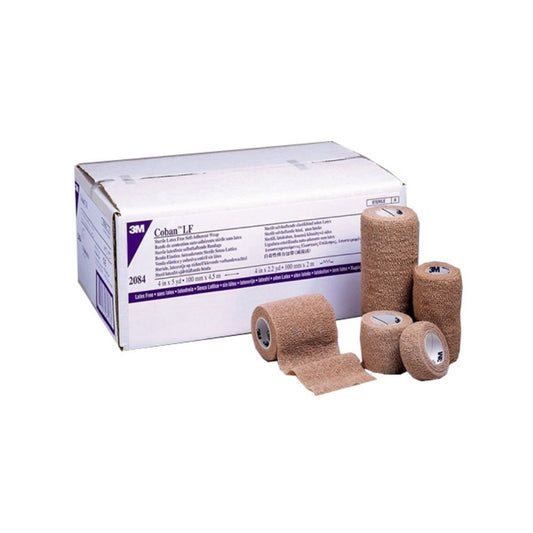 Coban™ Self-Adherent Wrap, Non-Free, Tan, 4" x 5yd - Case of 18 Rolls