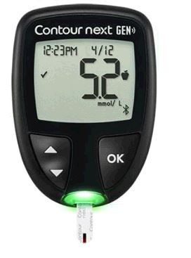 Contour Next Gen Blood Glucose Monitor with case - 7923