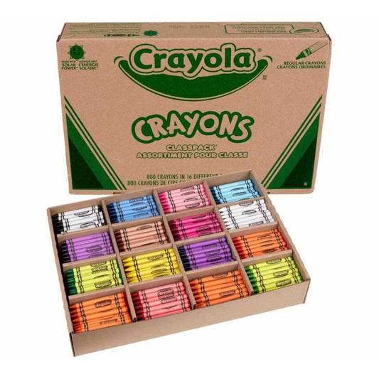 Crayon 16 Colors Classpack - 800 Count