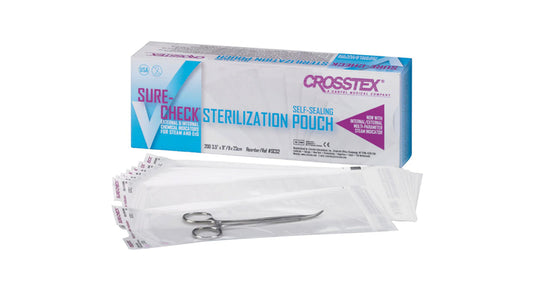 Duocheck Self Sealing Ster Pouch 10" x 15", Box of 100