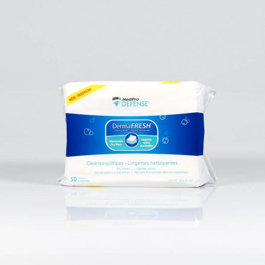 DermaFRESH™ Maceratable Dry Wipes