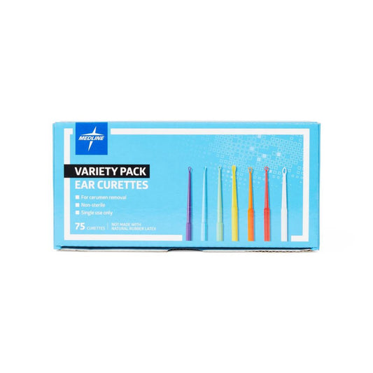 Disposable Ear Curette Variety Pack - Box of 75