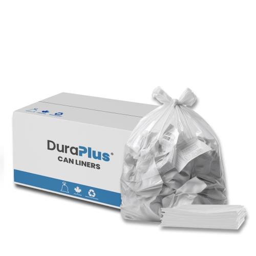 DuraPlus® Can Liner, X-Strong, Transparent, 30" X 38", LLDPE