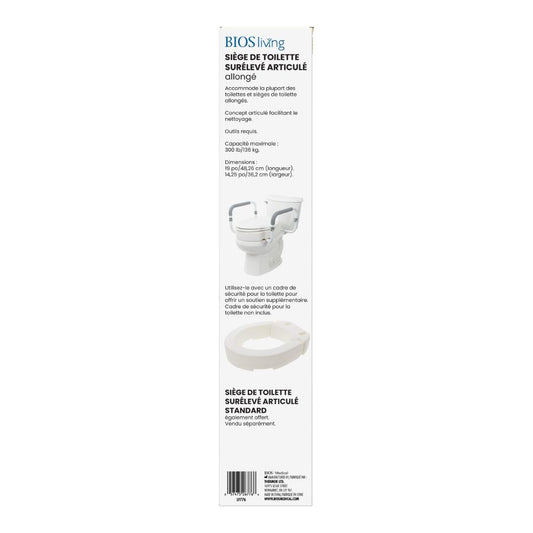 BIOS Living HINGED TOILET RISER
