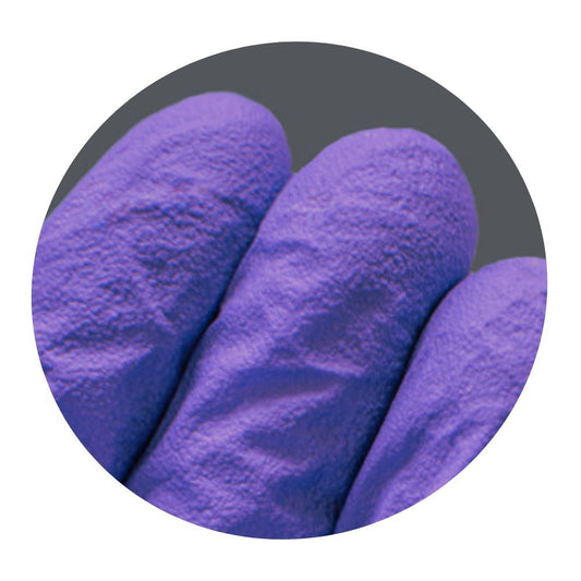 Ensure Extended Cuff Nitrile Exam Gloves - Violet Blue