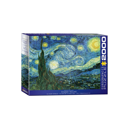 Starry Night By Vincent Van Gogh Puzzle