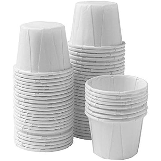 Alliance® Pleated Paper Medicine Cups, 3/4 oz, 22 mL