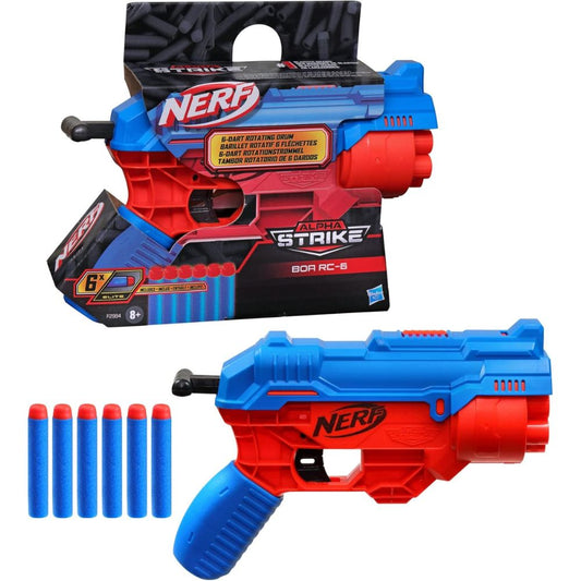 Nerf Alpha Strike Claw QS-6 Blaster y Official Nerf Elite Foam Darts