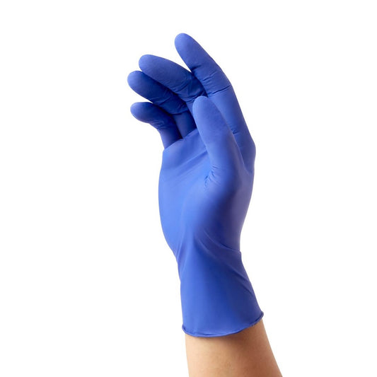 Medline FitGuard Touch Powder-Free Nitrile Exam Gloves, Box of 300