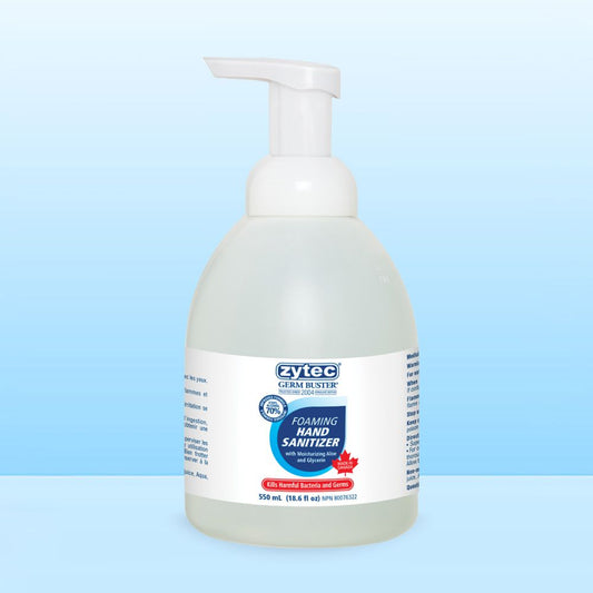Foaming Hand Sanitizer with Moisturizers 550 ml, Pump – 70%