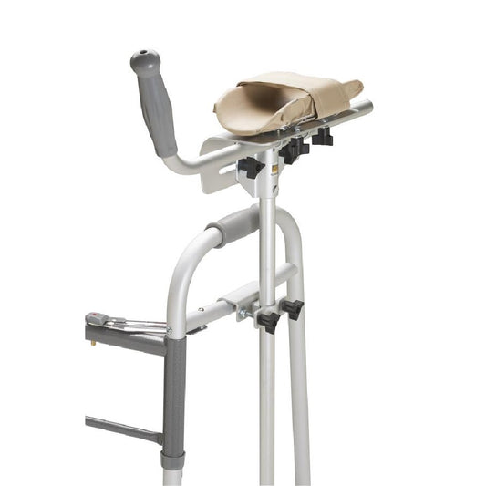 Medline Youth-Sized Walker Platform Attachment, Chrome