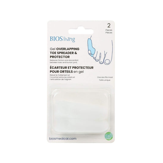 Gel Overlapping Toe Spreader & Protector