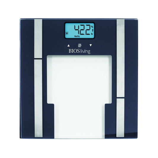 Glass Lithium Body Fat Scale - Black