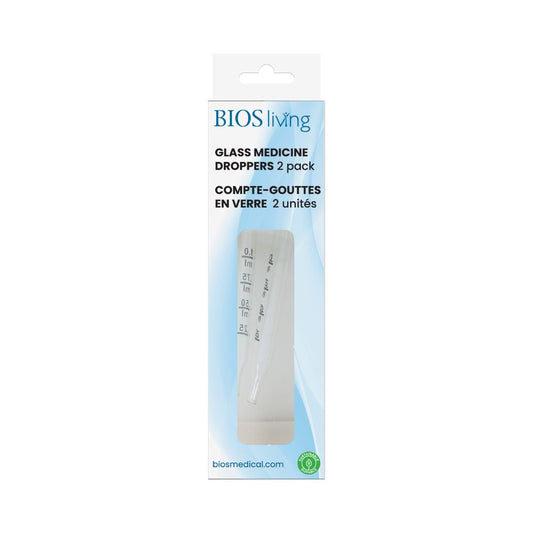 Glass Medication Droppers - Pack of 2