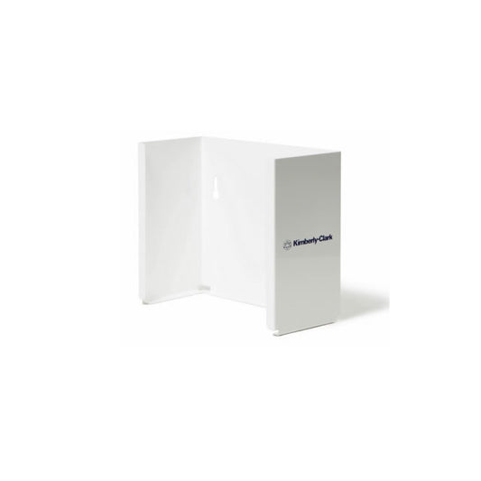 HALYARD Face Mask Box Holder, Shield Style, White, H7.5 x W9